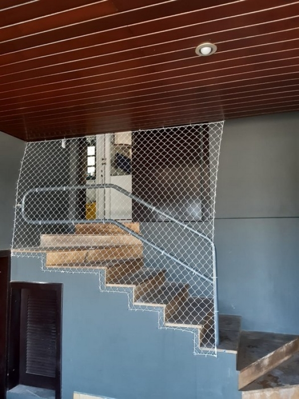 Fábrica de Tela Proteção Escada São Bento do Sul - Tela de Proteção para Escada Caracol