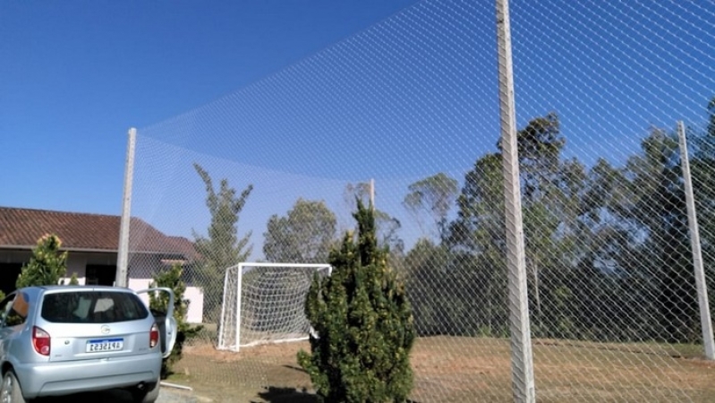 Rede de Proteção para Quadra de Futebol Água Verde - Rede Proteção Quadra